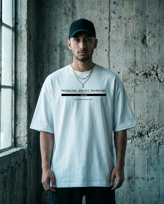 Thinking About Thinking — Oversized T-Shirt